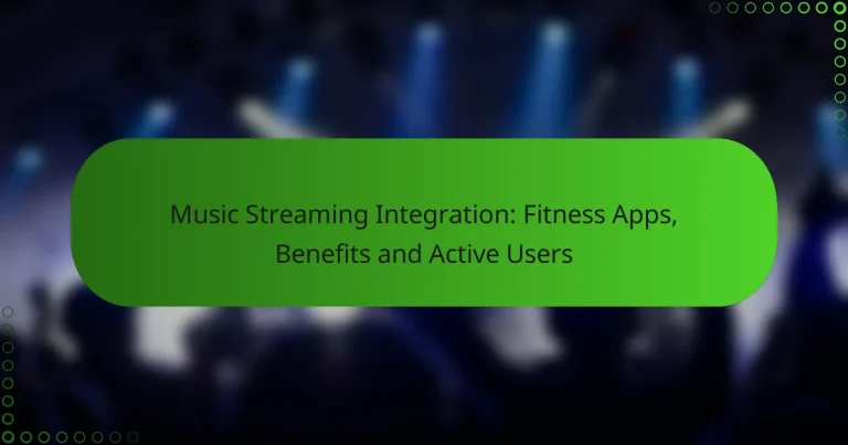 Music Streaming Integration: Fitness Apps, Benefits and Active Users